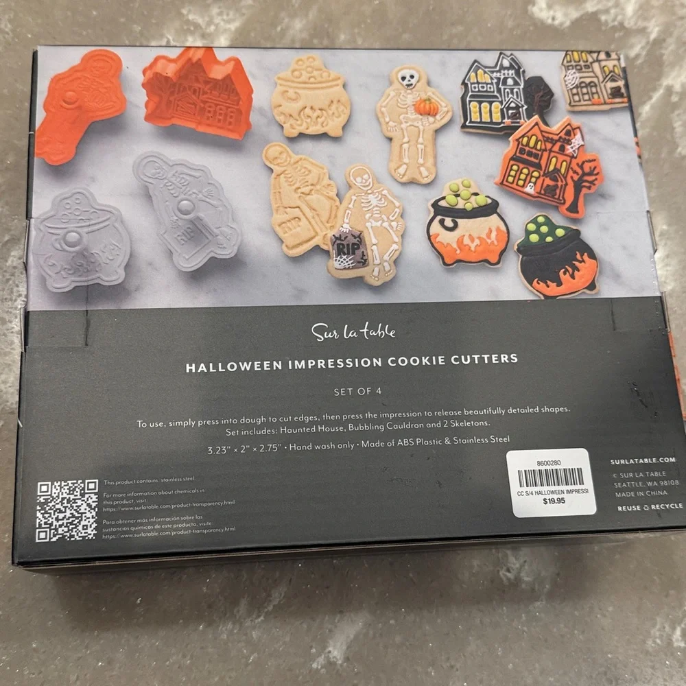 Sur La Table Halloween Cookie Cutters - Multicolor Set